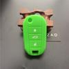 ZAD 3 Button Silicone Flip Remote Key Case Fob Cover Holder for Citroen C4 CACTUS C5 C3 C4L elysee key shell case