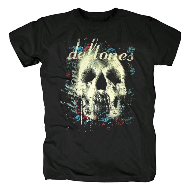 Deftones printed T-shirts for summer and autumn 2025 loose and casual short-sleeved men's and women's sport tops