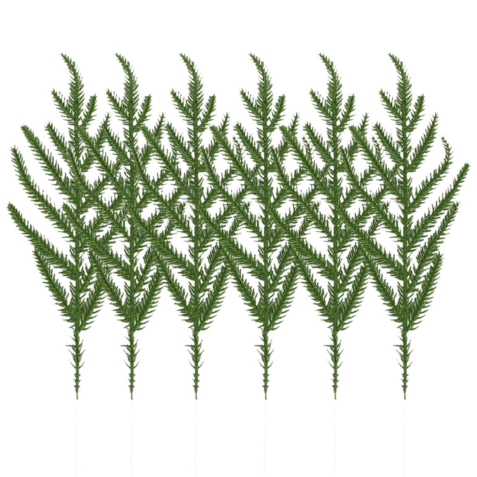 

Рождественские Норфолкские ветки, искусственные венки из стеблей Норфолка, домашний декор One Size