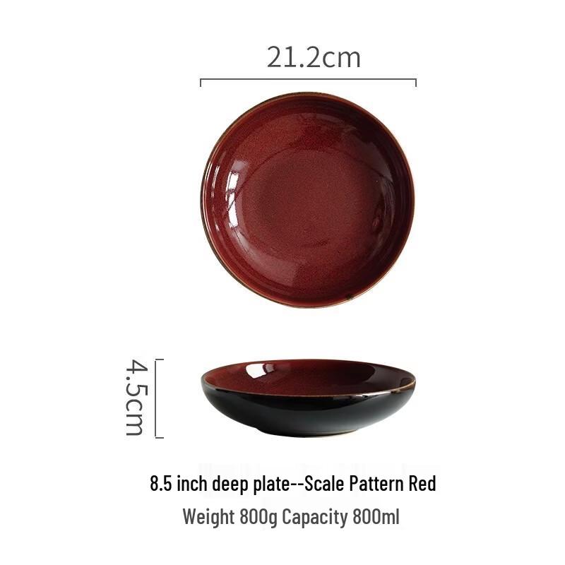 8.5-inch Ceramic Salad Bowl