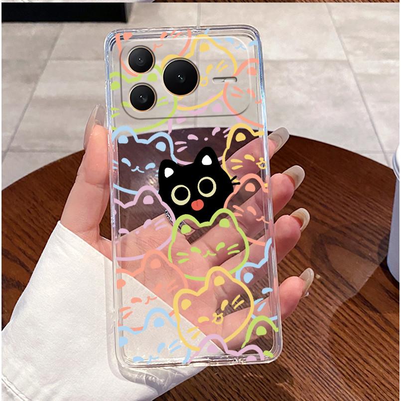 Cute Panda Cat Rabbit Pattern Phone Case For Honor Power2 Transparent TPU Silicone Shockproof Soft Casing For Honor Power2 Shell