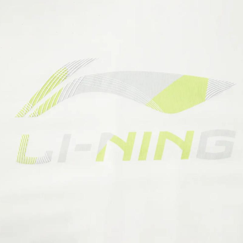 Li-Ning Versatile Solid Color Round Neck Short Sleeve T-Shirt Comfortable Logo Print Five-Point Shorts Casual Sports Suit AHSV161-1+YKSV115-1