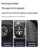 Stainless Steel Rear Spare Tire Cover for Beijing BJ40E (13-26 Models) - Extended Range Version