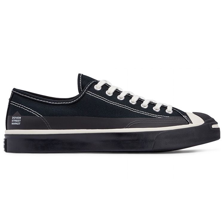 Converse Dover Street Market X Jack Purcell Low Black Unisex Sneakers Egret 168964C