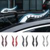 1 Pair Car Roof Dragon Horn Modification Creative Vehicle Head Decor No-Drill Install Accessories Universal for Sedan SUV Truck