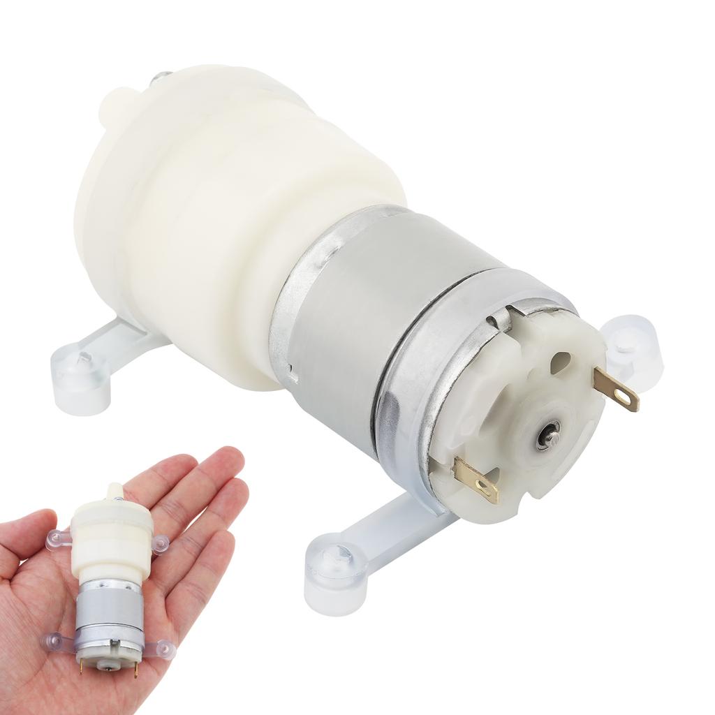 R365 Micro Water Pump Motor DC 12V 1.9L/Min Mini Self Priming Pump Silent Electric Diaphragm Pump for Water Dispenser