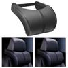 Leather Memory Foam Car Neck Pillow, Ergonomic Headrest Massage Cushion for Seat, Travel Head Support Car Accessories