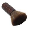 Hair Cutting Neck Dust Brush Home Salon Barber Nylon Hair Wooden Handle Face Neck Hair Dust Cleaning Brush