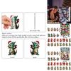 Christmas Countdown Calendar With Dragon Baby Flat Ornaments For Holiday Decor