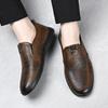 Leather shoes men's shoes summer breathable sandals men's soft-soled hollowed-out shoes