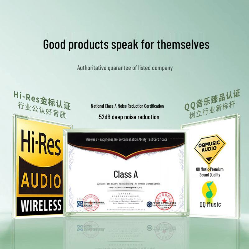 Ugreen T6s Hi-Res Active Noise Cancelling Wireless Earbuds