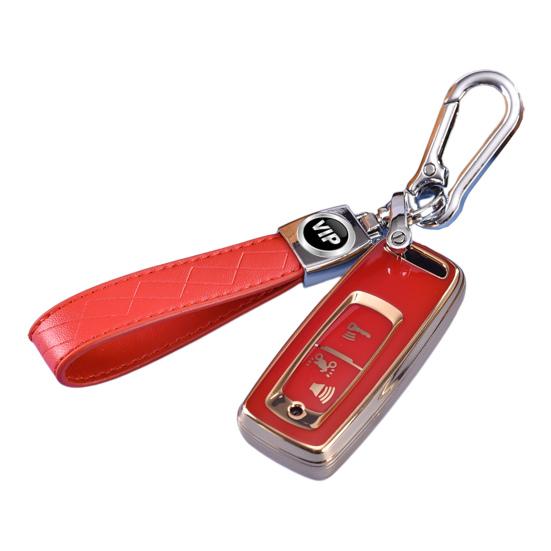 

Чехол для ключей, портативный чехол из ТПУ, мягкий, с защитой от царапин, брелок для ключей, защитный чехол, ключ для мотоцикла A красный