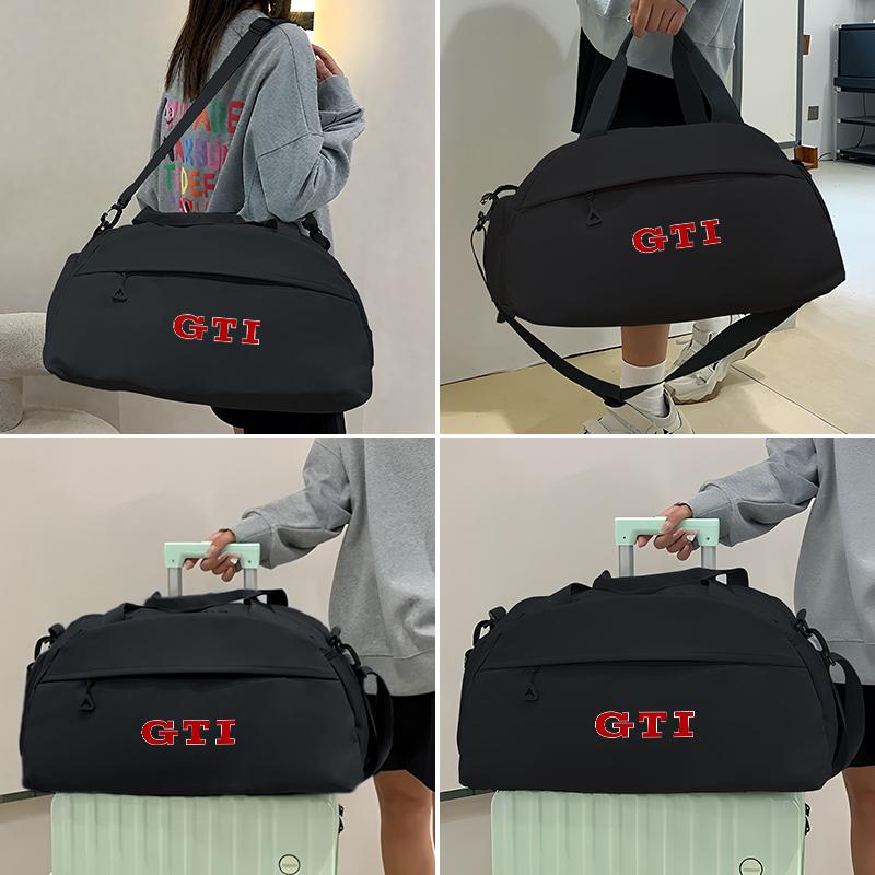 abcd1 Men Women Nylon Luggage Storage Bag Travel Gym Sport Pouches For Volkswagen VW GTI Passat Golf Tiguan Polo Scirocco Jetta T-ROC