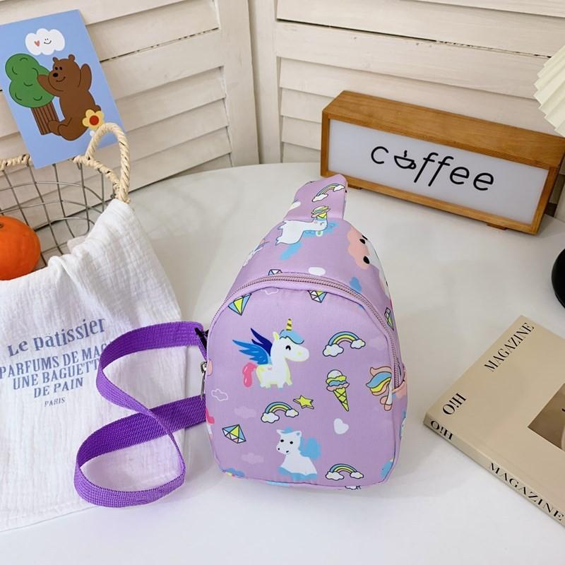 Dinosaur Unicorn Cartoon Spider Pattern Children Shoulder Bag School For
