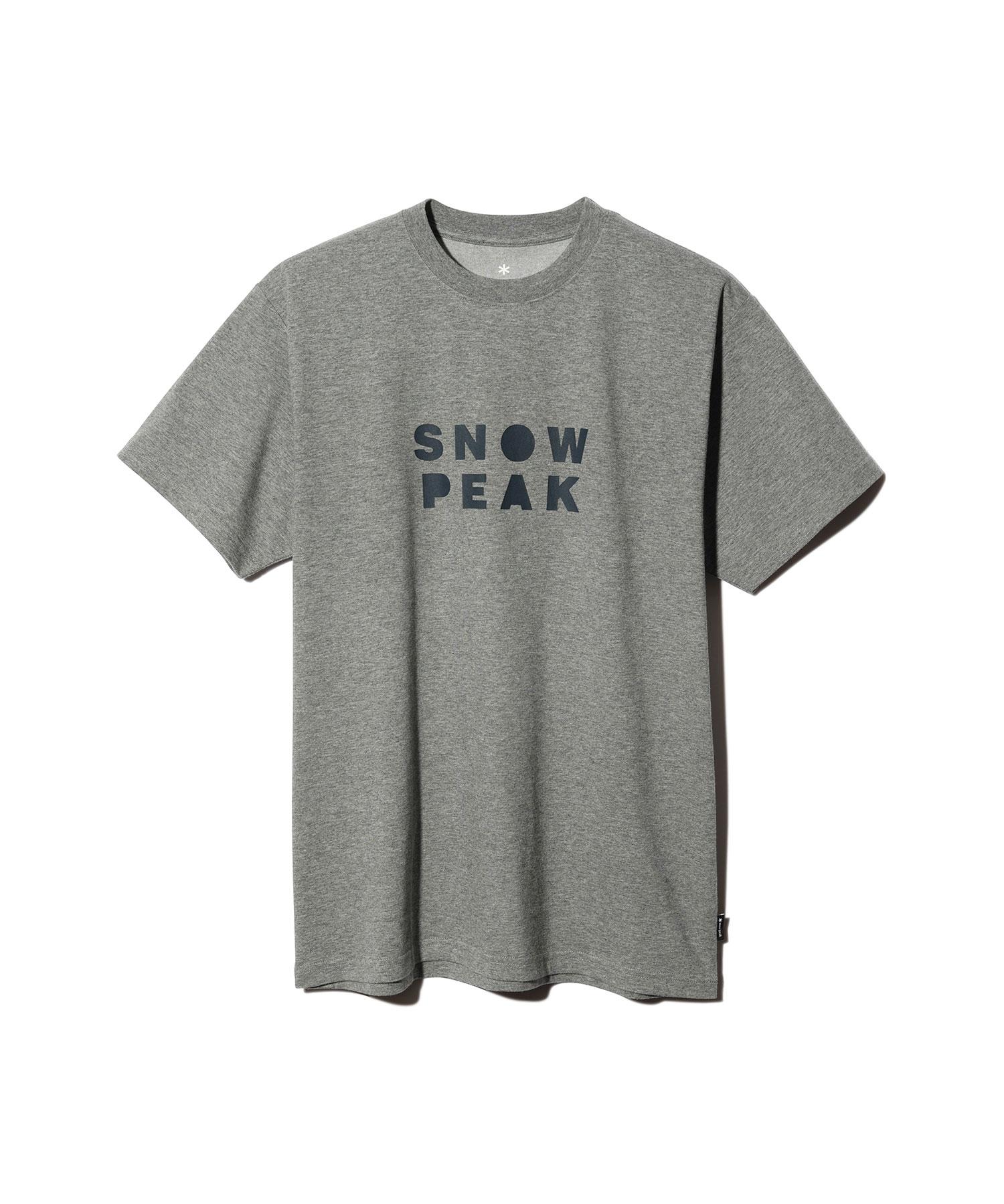 Snow Peak Camper T-Shirt - Melange Grey / Ts-24Su003Mg Melange Gray/L