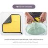 500g Double-sided Coral Fleece Car Wash Towel - Thickened, Absorbent Glass Cleaning Cloth