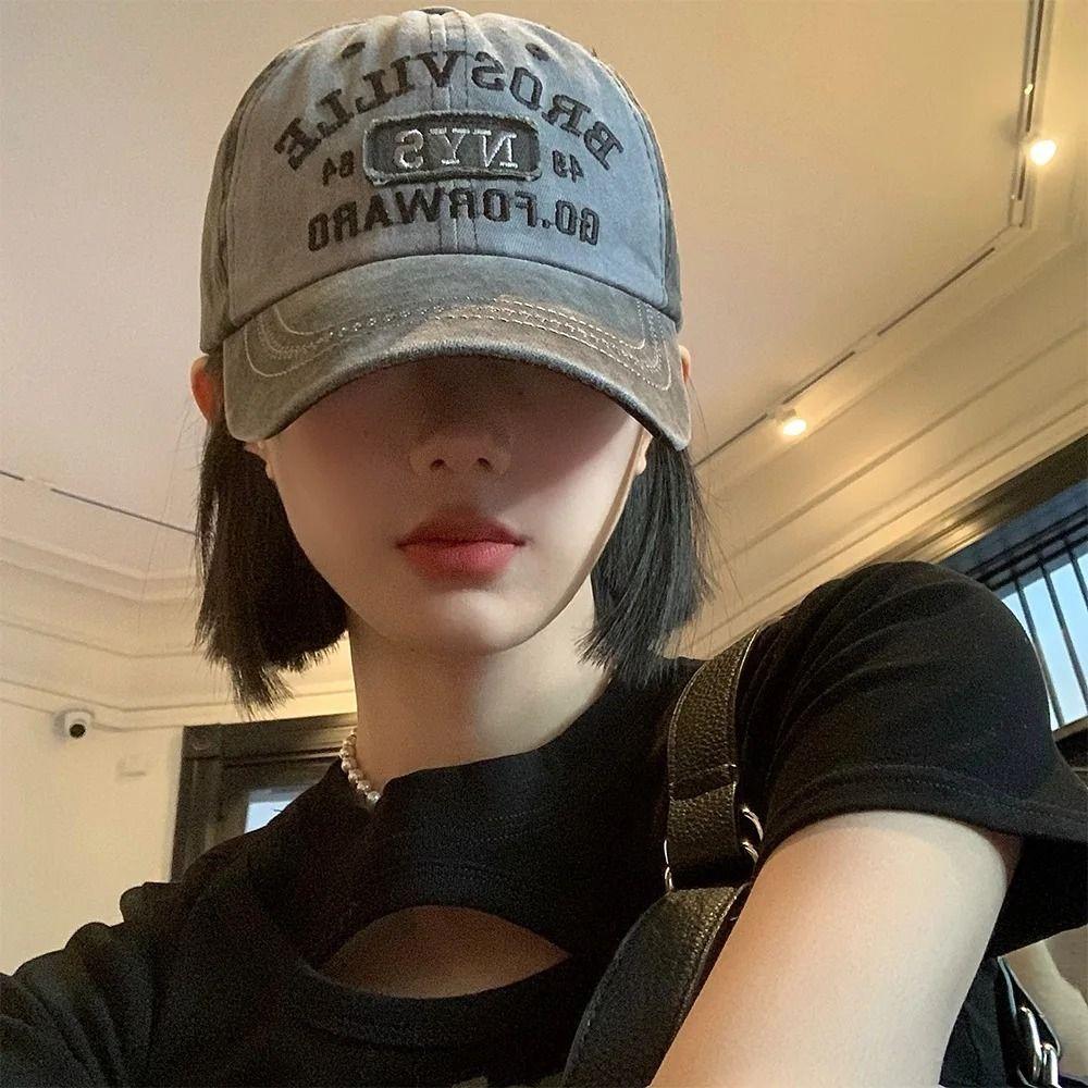 Adjustable Sunscreen Baseball Hat Embroidery Men's Sports Cap Hip-hop Women Baseball Cap  Men/Women