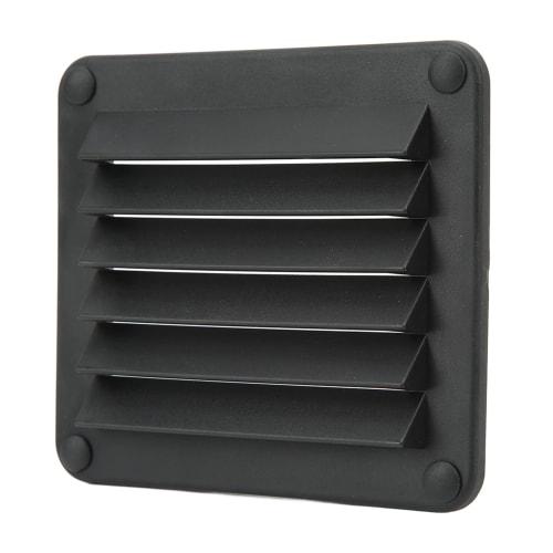 Two Air Vents, Sidewall Ventilation, Simple Look, Replacement Vents, Anti-oxidation (Black)