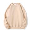2025 Autumn/Winter Women's Casual Loose Round Neck Solid Sweatshirt - American Style Trendy Top