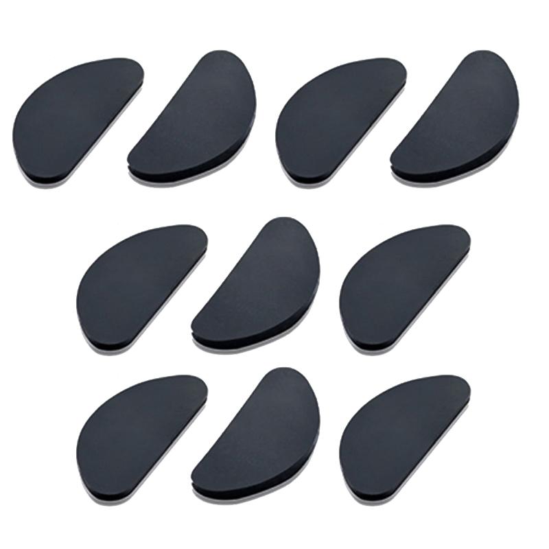 5Pairs Eyeglasses Anti Slip Nose Pads Soft Silicone Self Adhesive Glasses Nose Holder Long Lasting Spectacles Nose Support