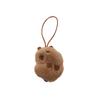 Chaveiro de Pelúcia Kawaii Capivara Etiqueta Anti-perda Porta-Chaves Para Criança Pingente Decorativo de Mochila de Jardim de Infância