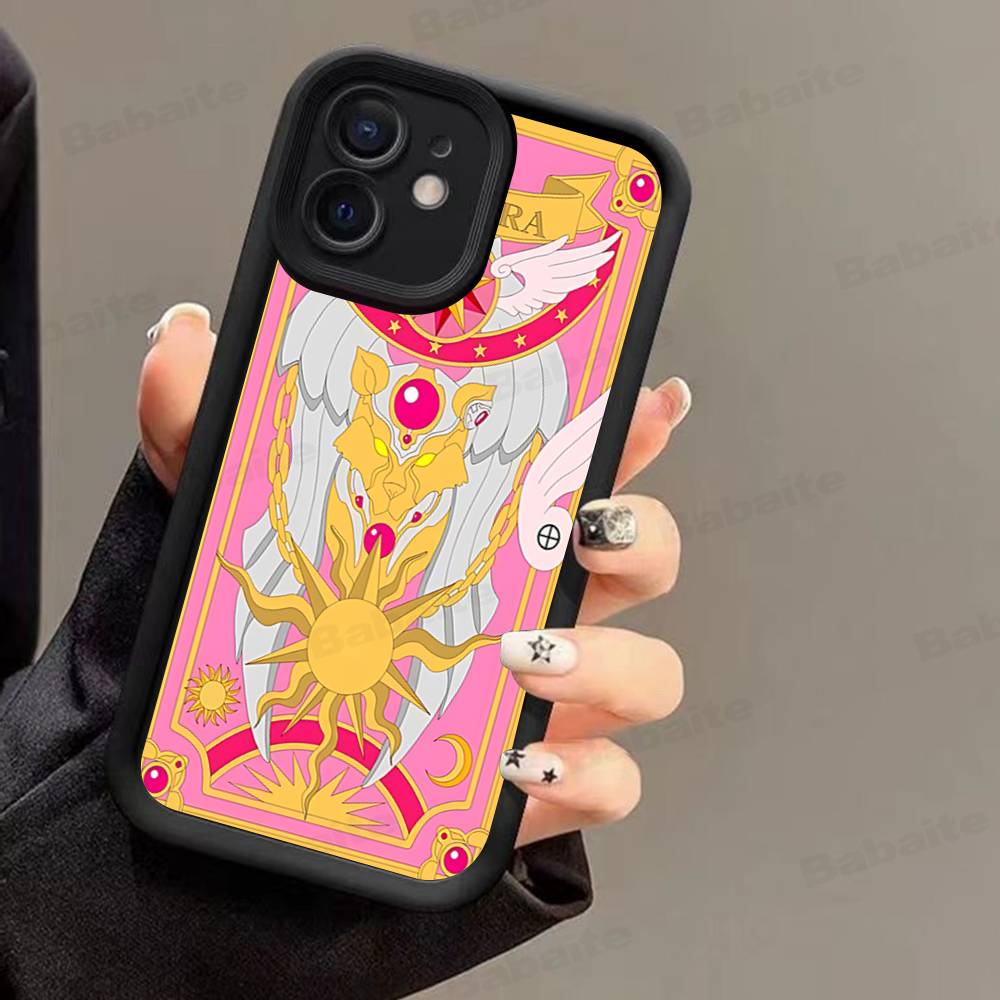 Anime C-CardcaptorS S-Sakura Phone Case For IPhone 16 15 14 Plus 13 12 11 17 Pro Max Pro Soft Cover