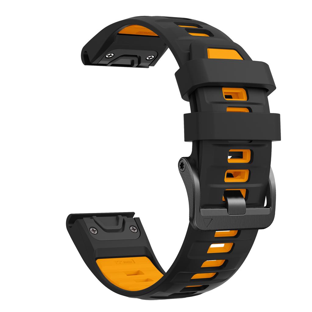 Šroubová ocelová přezka hodinek Silikonový řemínek Pro Garmin Fenix 8 E 47mm 7X Pro 51mm Epix/6 6X 5X Plus QuickFit 26mm 22mm Řemínek Náramek