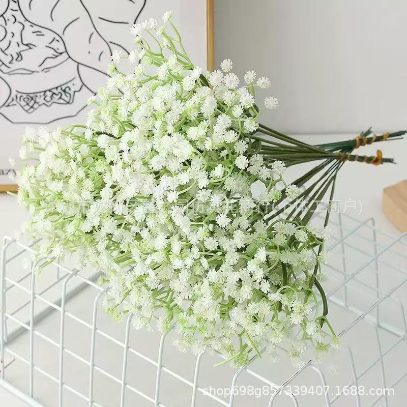 Gypsophila Artificial Flowers Bouquet: Handheld Floral Art for Wedding and Home Décor