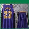 Fioletowy 24 Lakers Lebron James Zestaw Koszulek Dorosły Dzieci Oddychający Uniform Koszykarski Rekreacja Fitness Odzież Sportowa