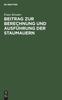 Kniha Beitrag Zur Berechnung Und Ausfuhrung Der Staumauern