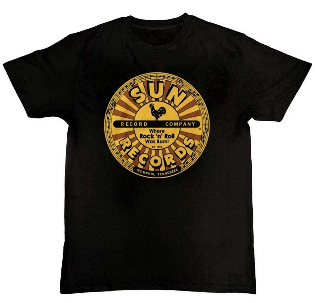 Sun Records Full Circle Graphic Print Mens T-Shirt S-4XL XL
