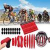 27 Pcs Universal Helmet Inner Padding Foam Pads Kit Sealed Red Sponge For Outdoor Sports Cycling Motorcycle Bicycle Accessories