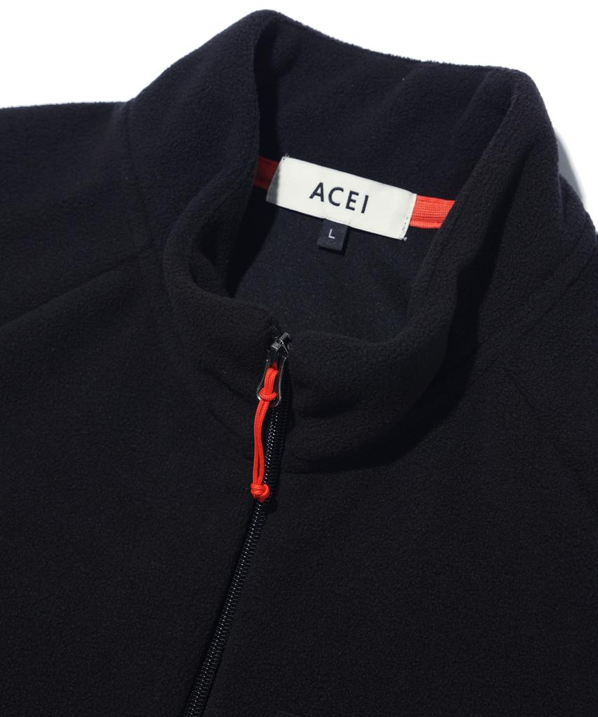 Acei Pocket Color Block Urban Fleece Jacket [Uni] Black