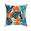 Peach Skin Printed Pillowcase Small Fresh Nordic Green Plant Sofa Cushion Cushion Cover Home Supplies