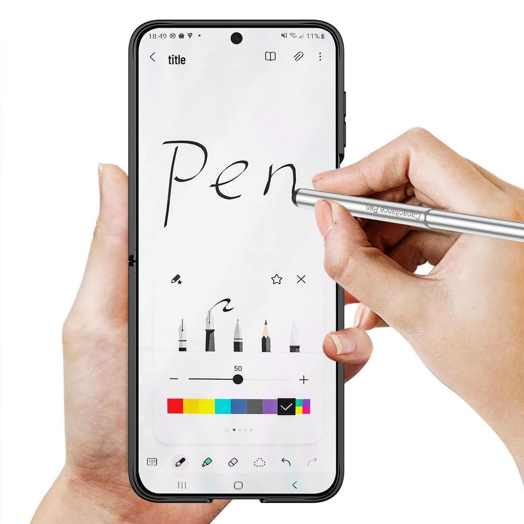 Samsung Z Flip7 Hülle: Moderne magnetische Schutzhülle mit Stifthalter