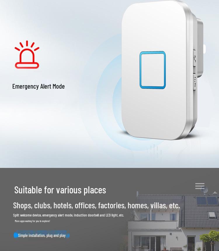 Electronic Sensor Doorbell - Welcome Ding Dong Voice