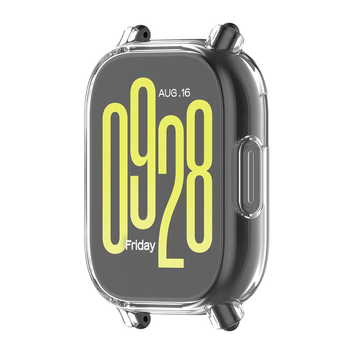 

For Xiaomi Redmi Watch 5 Lite TPU Watch Case ENKAY HAT PRINCE Electroplating Watch Cover with Screen Protector F