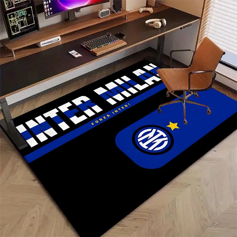 I-Internazionale Milano (11)Printed Area Rug Carpet for Bedroom Living Room Home Decor Rugs Mat Non Slip Mat Rug for Bedside