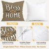 1pcs/4pcs Bless Home Farmhouse Cushions Pillowcase Polyester Cushion Cover Throw Pillow Pillowcover Home Car Sofa Decor
