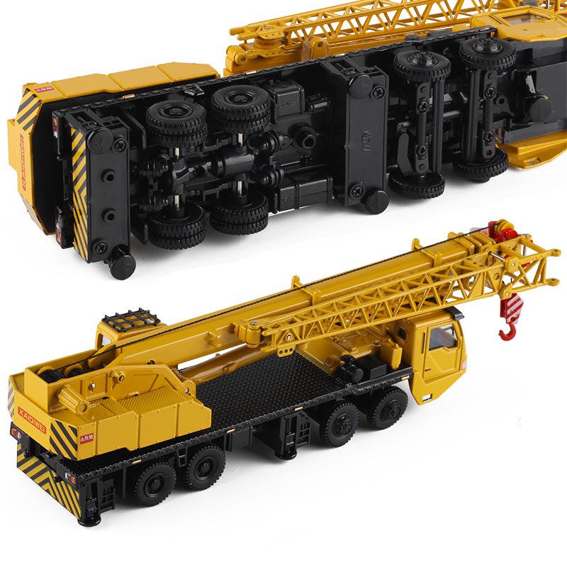 Alloy Engineering Vehicle Heavy-Duty Crane Toy Model (KDW 625011)