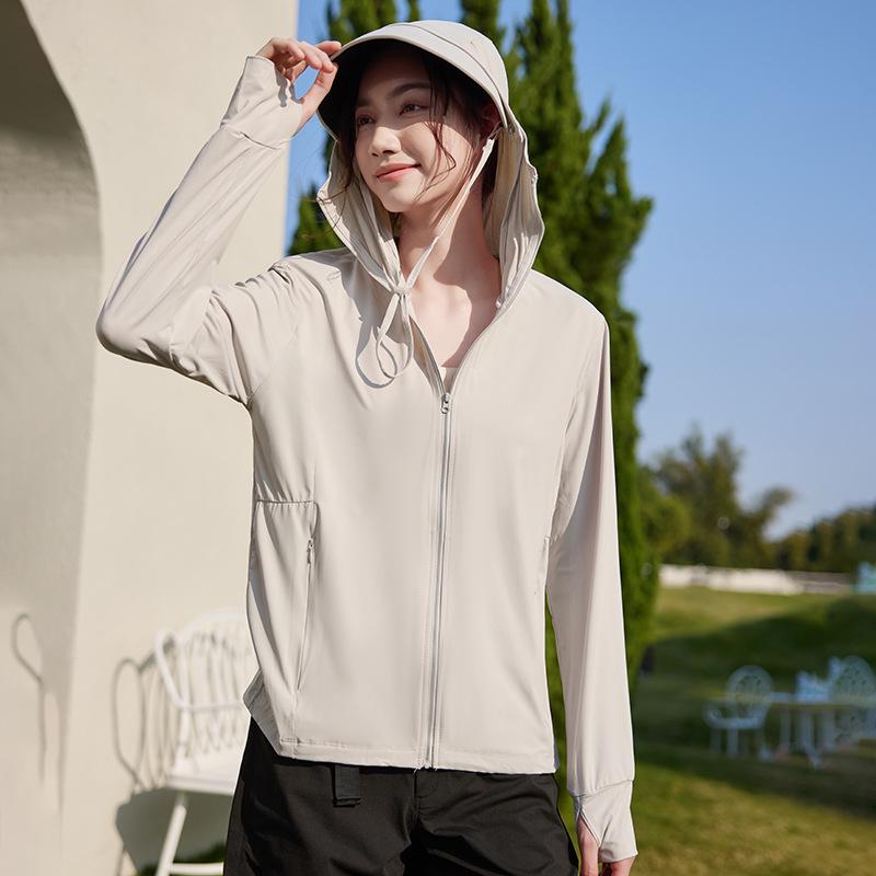 Ice Silk UV Protection Clothing: Unisex Outdoor Sun Shield with Detachable Hood for Cycling, Running, and Fishing