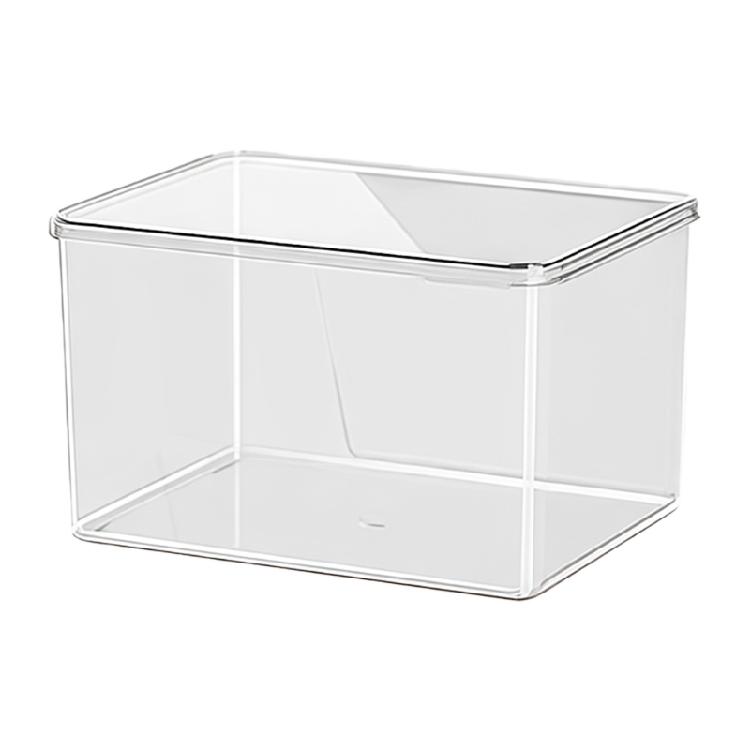 Klares Acryl Schreibtisch-Aquarium Bruchsicher Rahmenlos Wasser-Terrarien für Betta Garnelen Fische