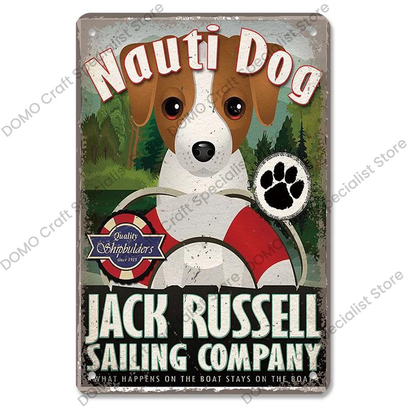 Pet Dog Dachshund Plaques Vintage Metal Plate Drink Coffee Wine Read Book Metal Tin Signs Wall Decor for Bar Pet Shop House