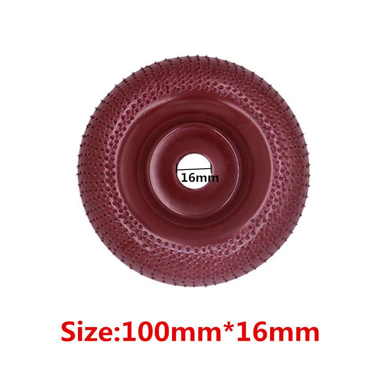 Wood Shaping Sanding Disc, Tea Tray Carving Buffing Pad, Angle Grinder Wood Carving Burr Disc Polishing Wheel