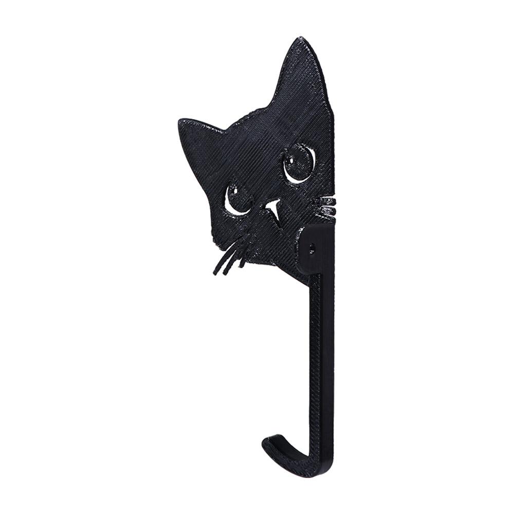 3D Printed Kitten Wall Hooks Cute Key Holder Creative Hanging Hook  Bathroom