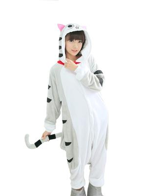 Cat Kigurumi Animal Cosplay Party Unisex M Pajamas, Loungewear, Costume, Halloween, Christmas, Outfit, Adult, (Size (161cm-170cm))