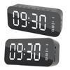 Mirror Surface Alarm Clock Bluetooth Speaker Digital Wireless Alarm Clock Bluetooth Speaker for