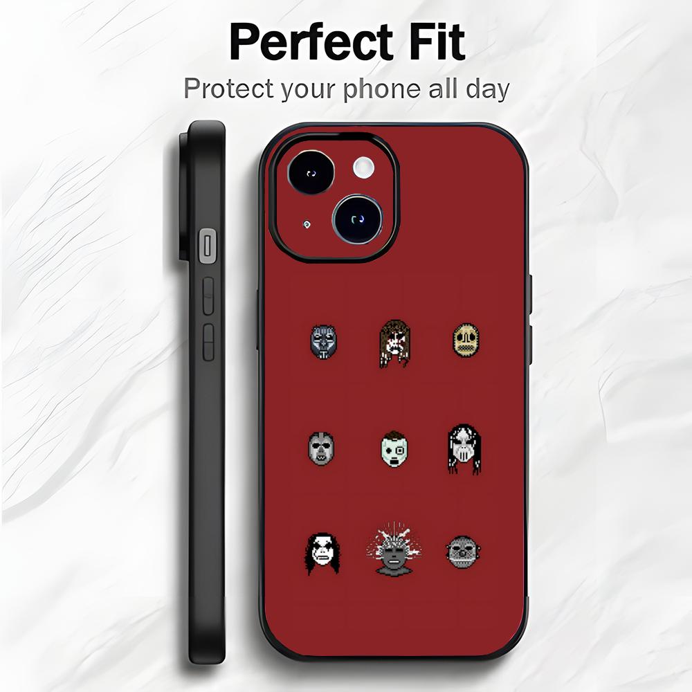 Heavy Metal Band S-Slipknot Telefoonhoesje Telefoonhoesje Zachte Verpakking Lichtgewicht Voor iPhone17 16 15 14 13ProMax