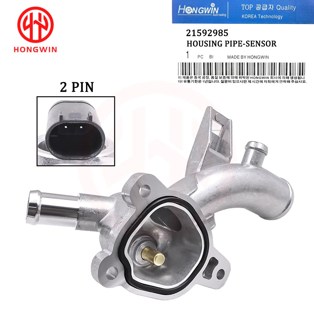 25192985 New Thermostat Housing Water Outlet With Pipe For Opel Astra J Adam Corsa D Meriva B A14XEL A14XER OEM 1338022 55562048
