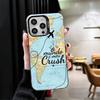 Travel Map Artistic Pattern Shockproof Phone Case for iPhone 17 Air 16 16E 15 Pro Max 14 Plus 13 Mini 12 Back Cover Anti Fall Fu